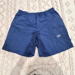 AFTCO Navy Cargo Swim Shorts
